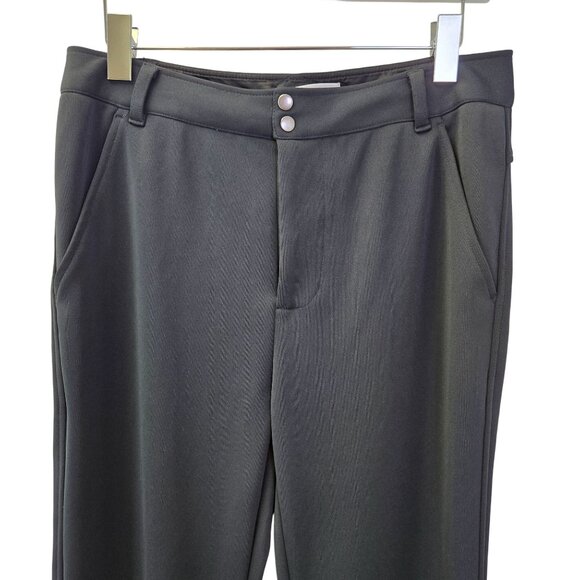 By Anthropologie High Rise Zip Ankle Dress Pants Size Medium Tall - Picture 4 of 8